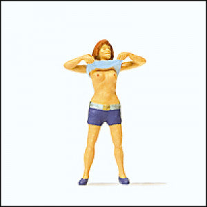 Lady Undressing Terrarium Figure 28124