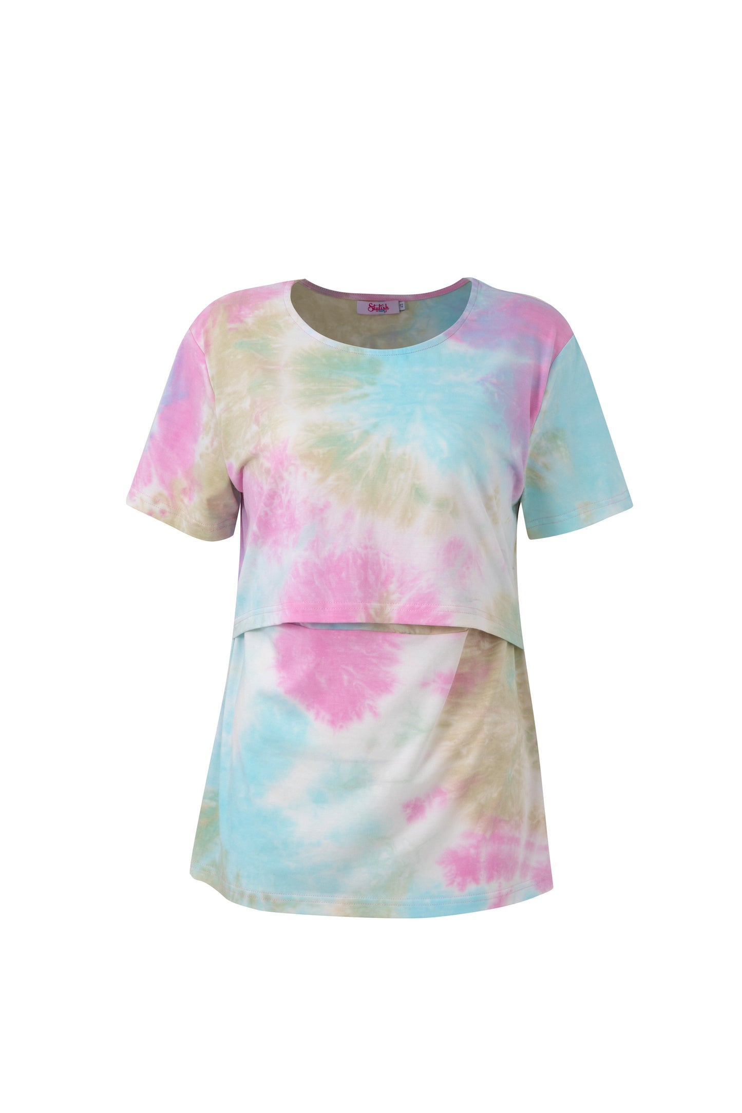 Tie Dye Breastfeeding Top