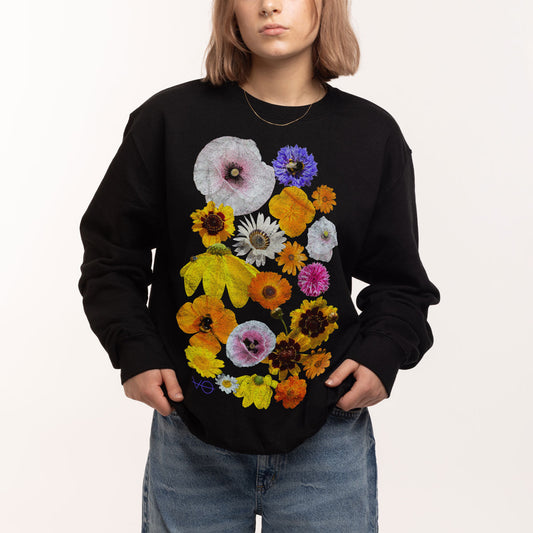 Pressed Wildflowers Sweatshirt (Unisex)