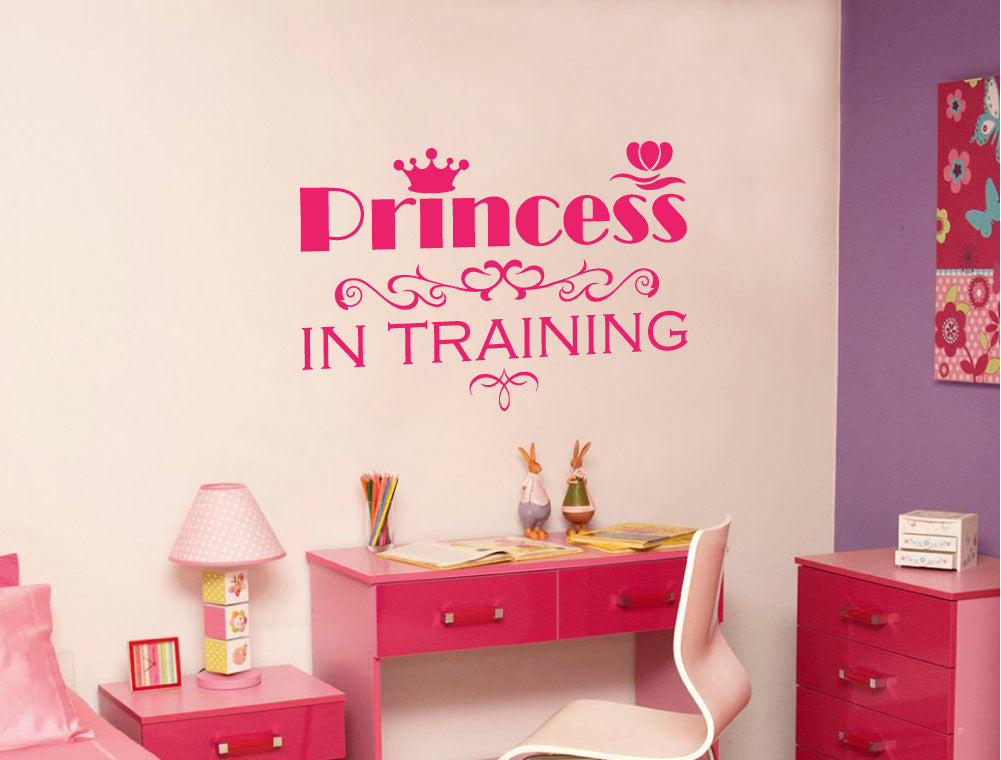 Princess in Training Wall Sticker