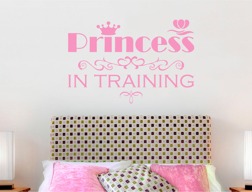 Princess in Training Wall Sticker