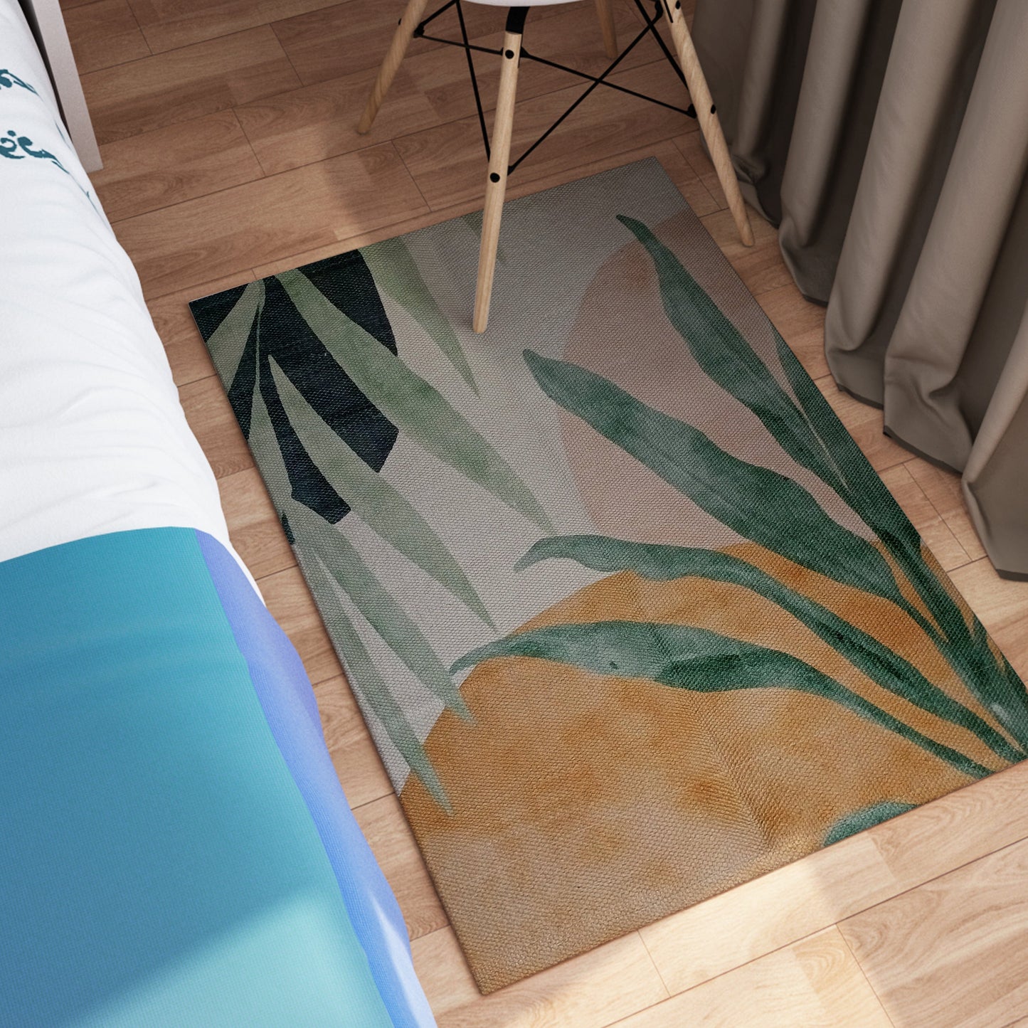 Printed Rug Sabine Design Modern Non-Slip Soft Durable Floor Rug for Living Room Bedroom Office by OLIVIA ROCCO