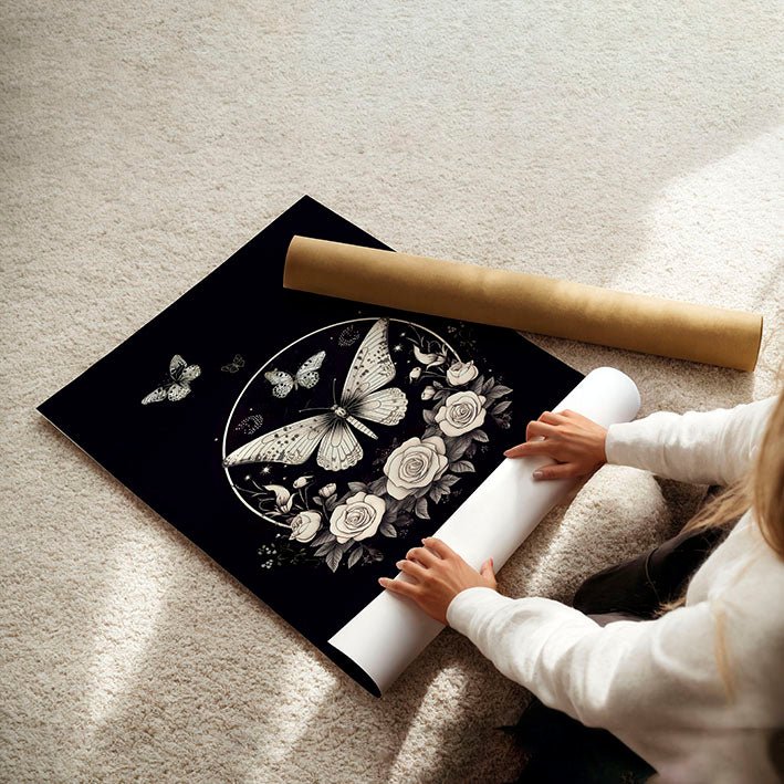 Prints Bedroom | Set of 2 Dark Academy Wall art Prints