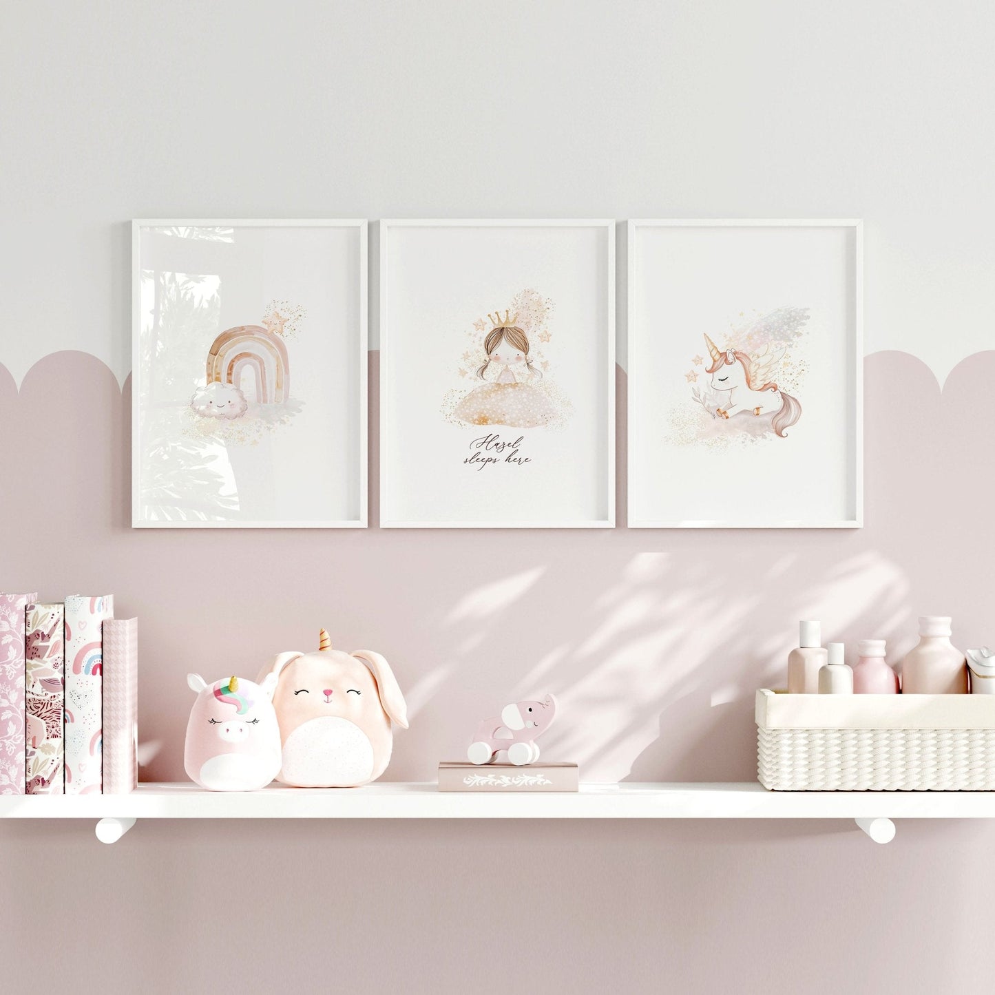 Prints Childrens Bedrooms | Set of 3 wall art prints