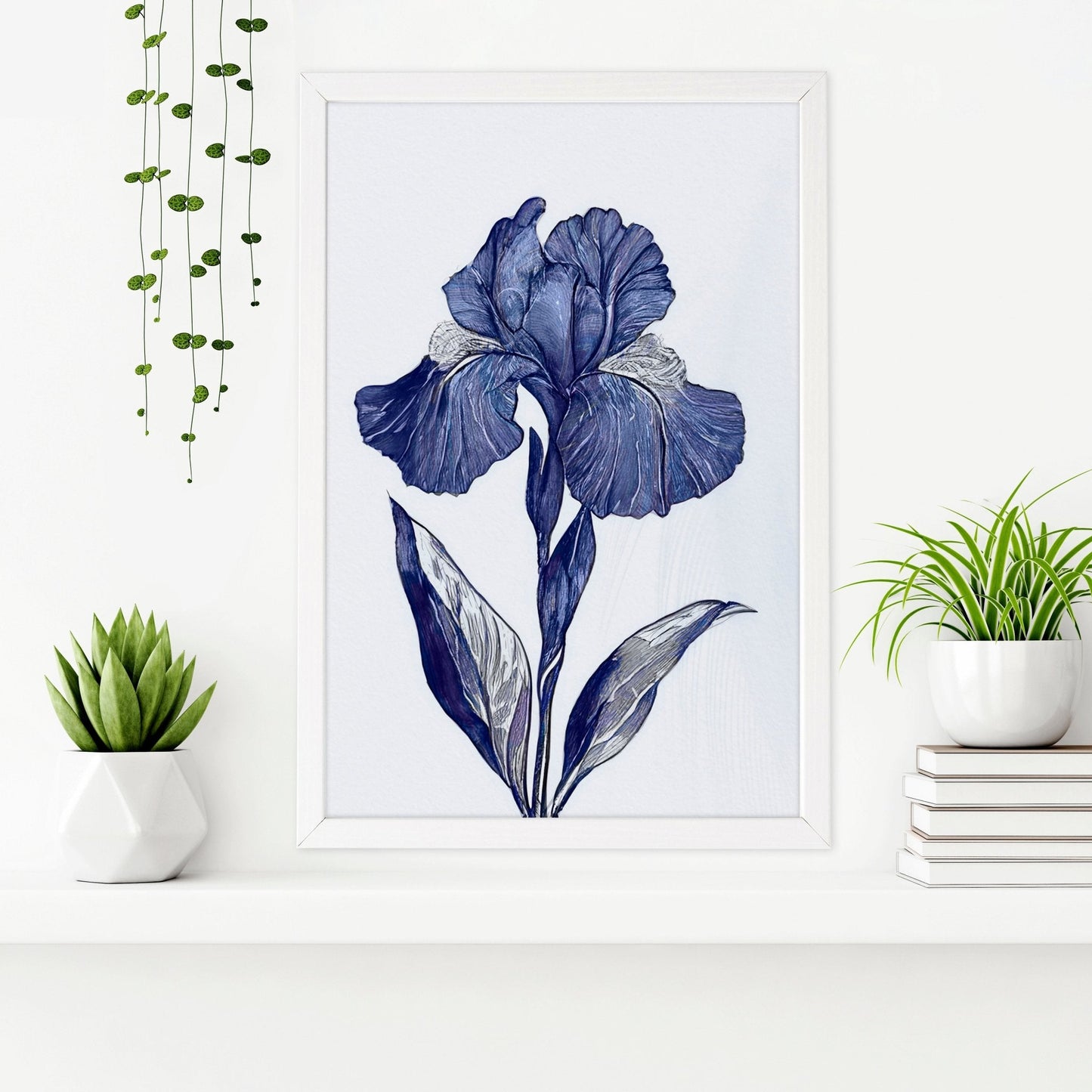 Prints For Bathroom | Set of 3 Botanical Wall art Prints