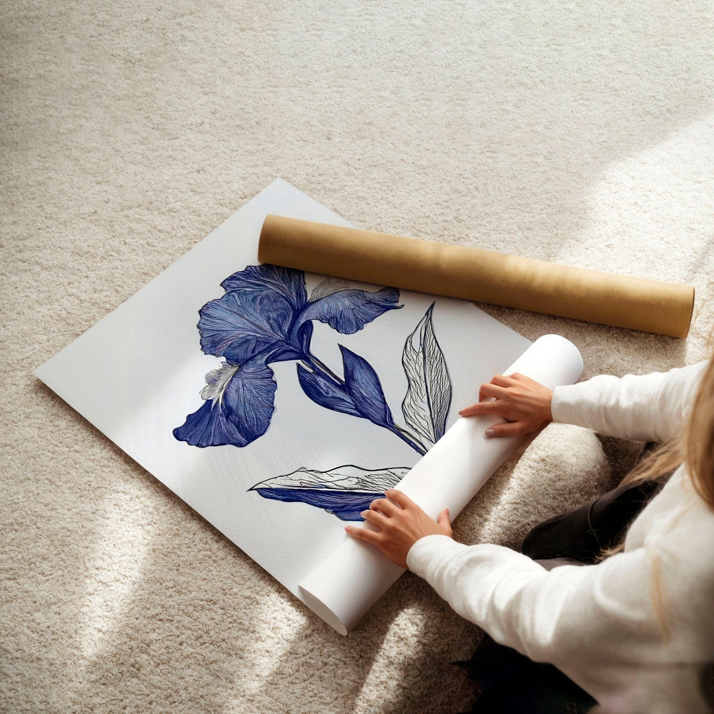 Prints For Bathroom | Set of 3 Botanical Wall art Prints