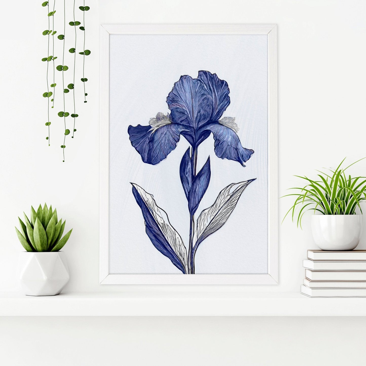 Prints For Bathroom | Set of 3 Botanical Wall art Prints