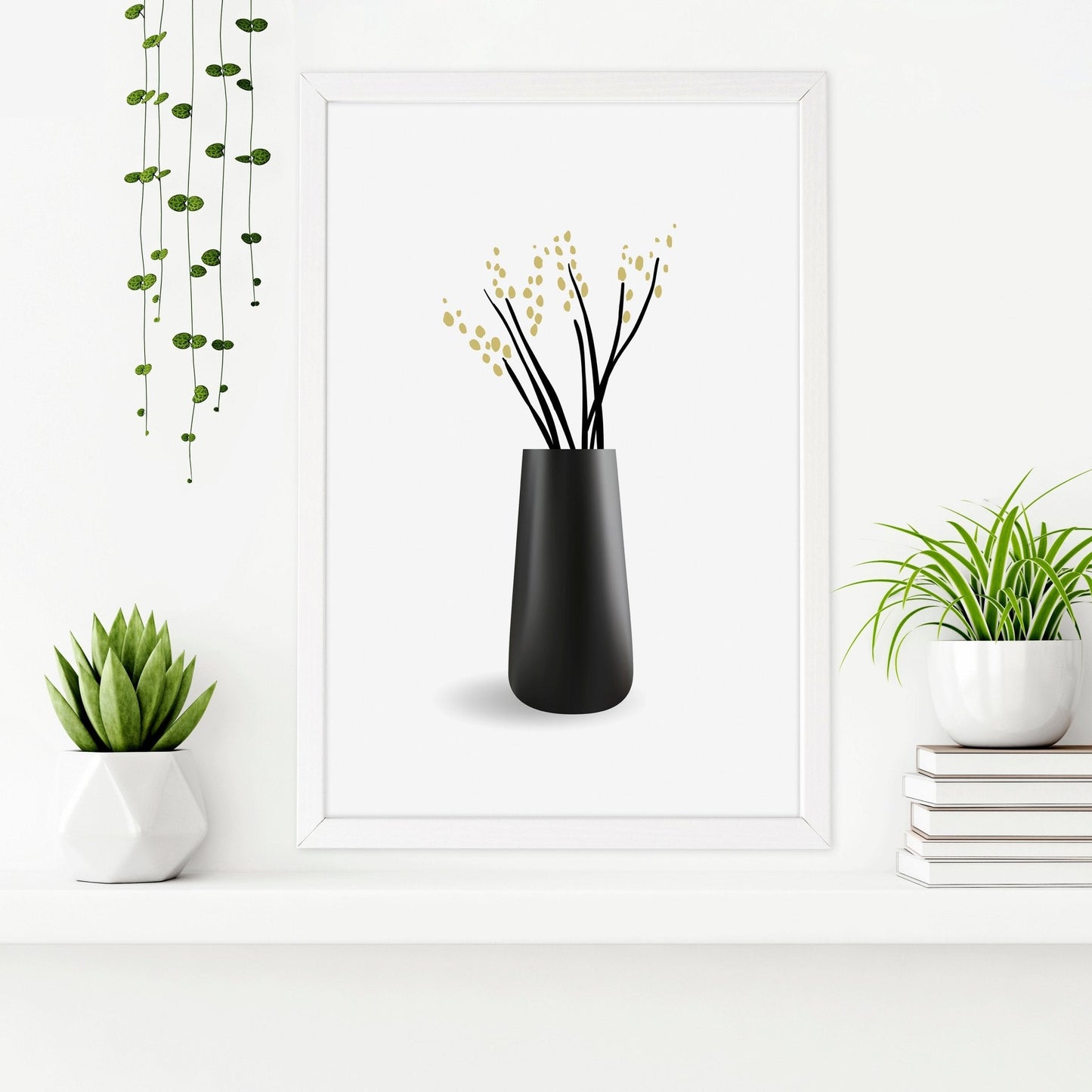 Prints For Bathroom Walls | Set of 3 Botanical Wall art Prints