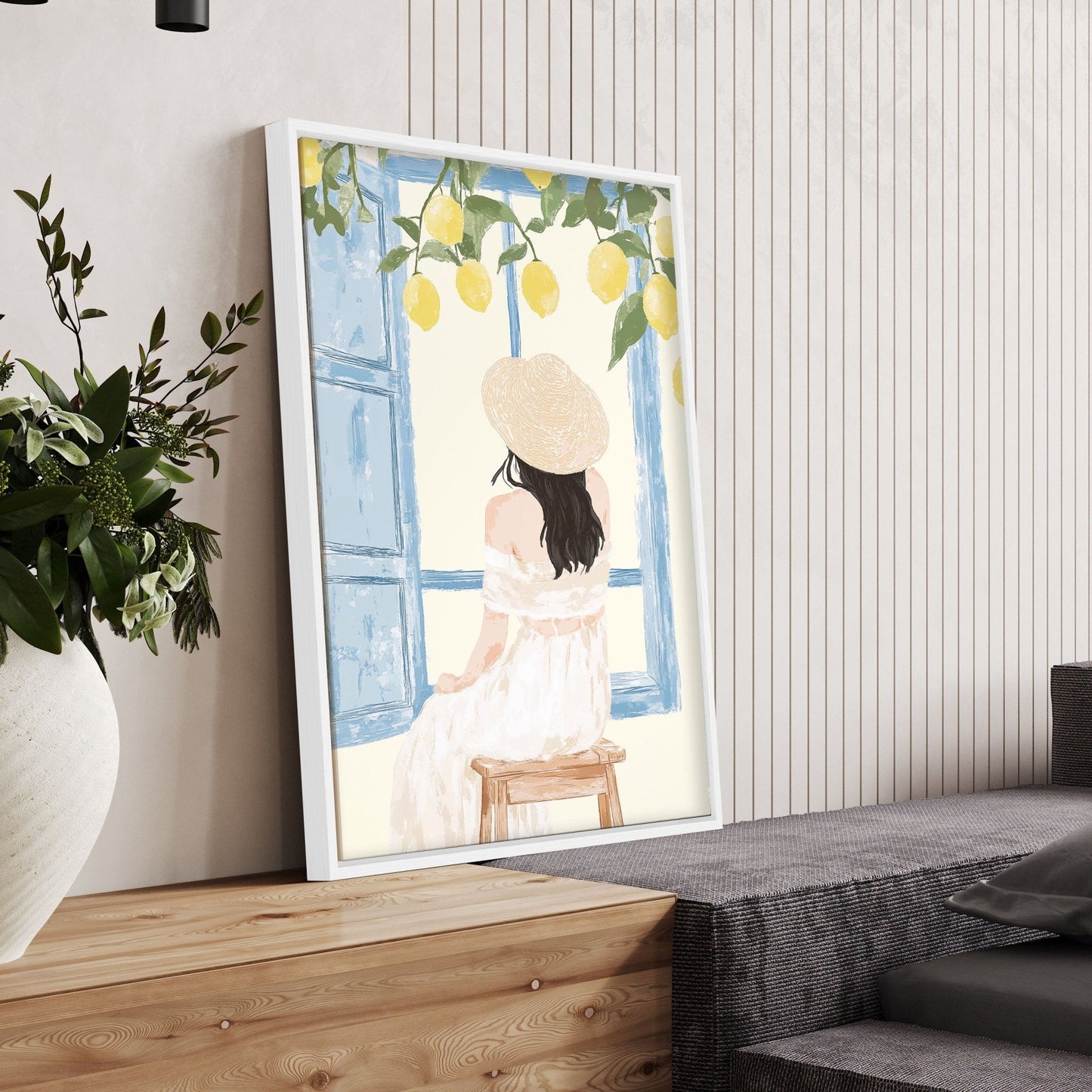 Prints of Lemons | Set of 3 Italian Lifestyle Wall art Prints