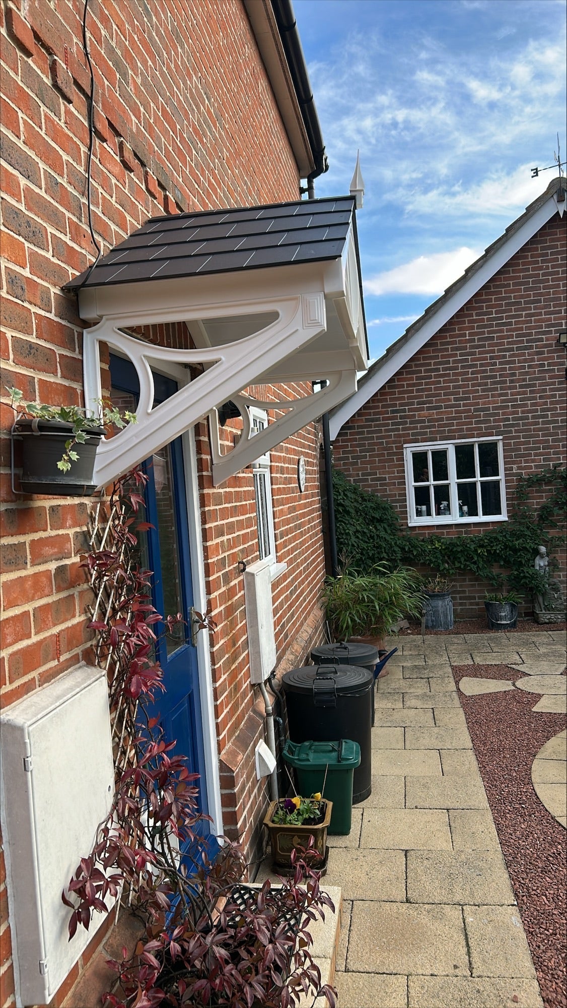Althorp Door Canopy 149cm - Flat Pack Porch Canopy