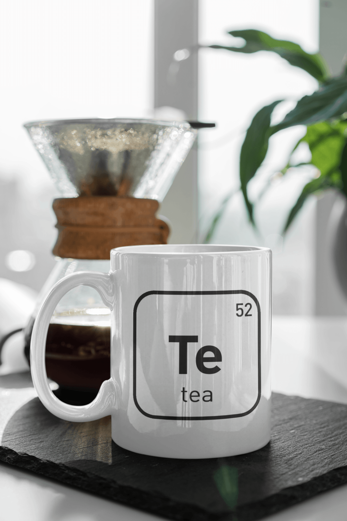 Novelty Periodic Table Element 52 Te Ceramic Mug for Science Lovers