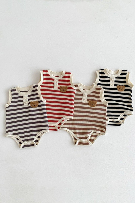 The Bear Beach Stripe Bodysuit