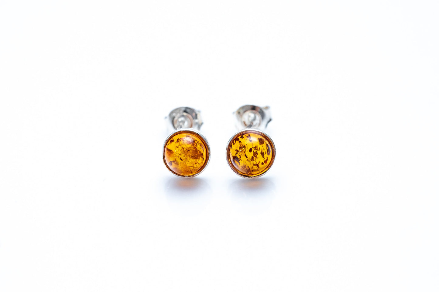ESSENTIALS Mini Amber Stud Earrings
