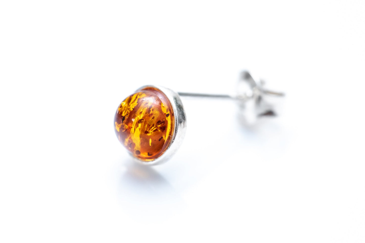 ESSENTIALS Mini Amber Stud Earrings