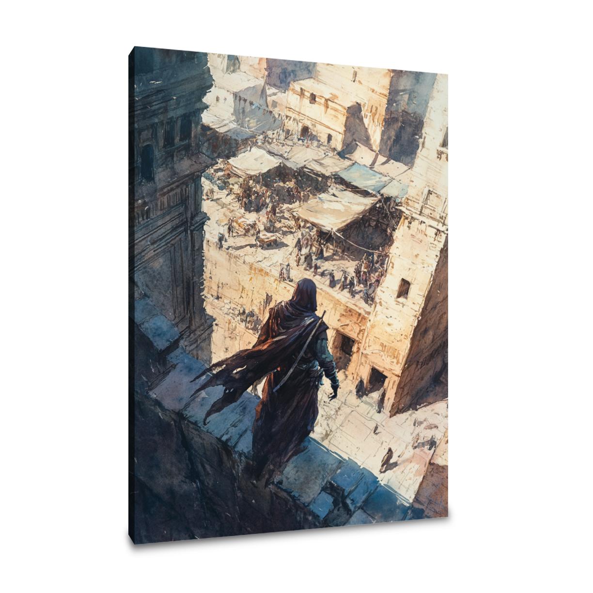 Cloaked Guardian Canvas