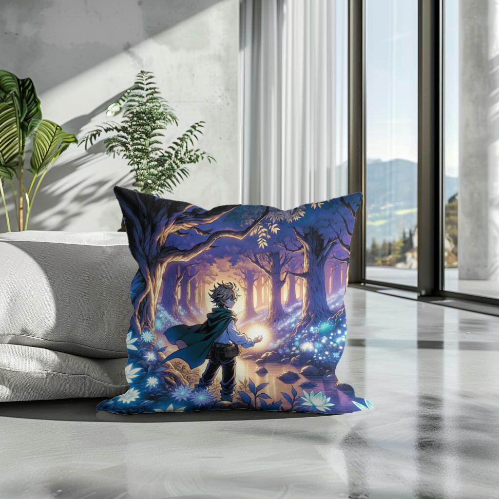 Mystical Twilight Cotton Cushion
