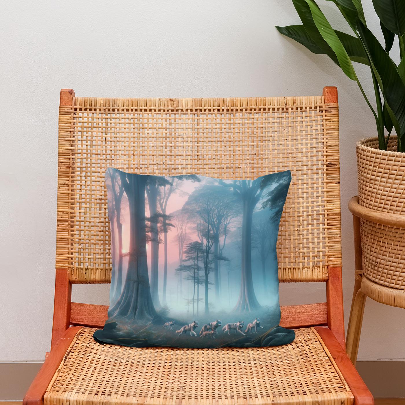 Whispering Meadows Cotton Cushion