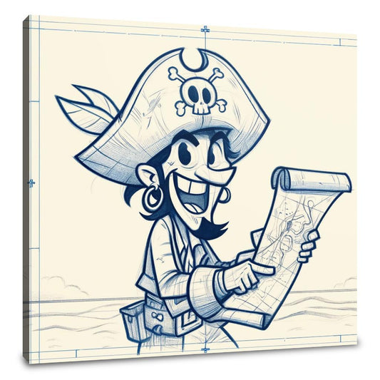Cheeky Pirate Quest Canvas