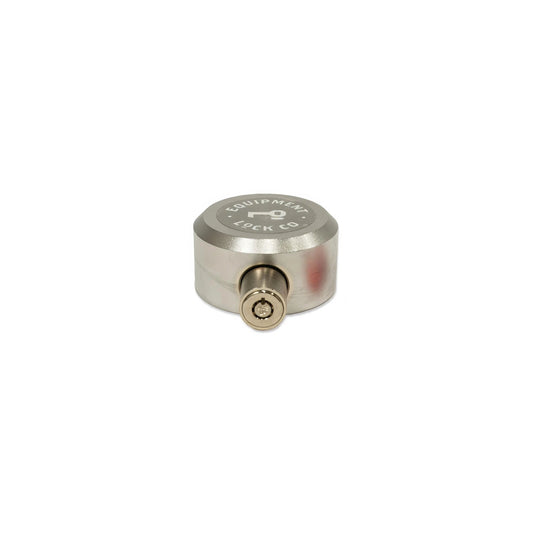 Puck Lock With Hardened Shackle For Trailers