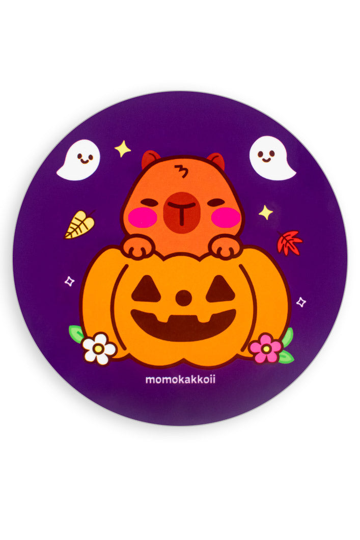 Pumpkin Theo The Capybara Coaster