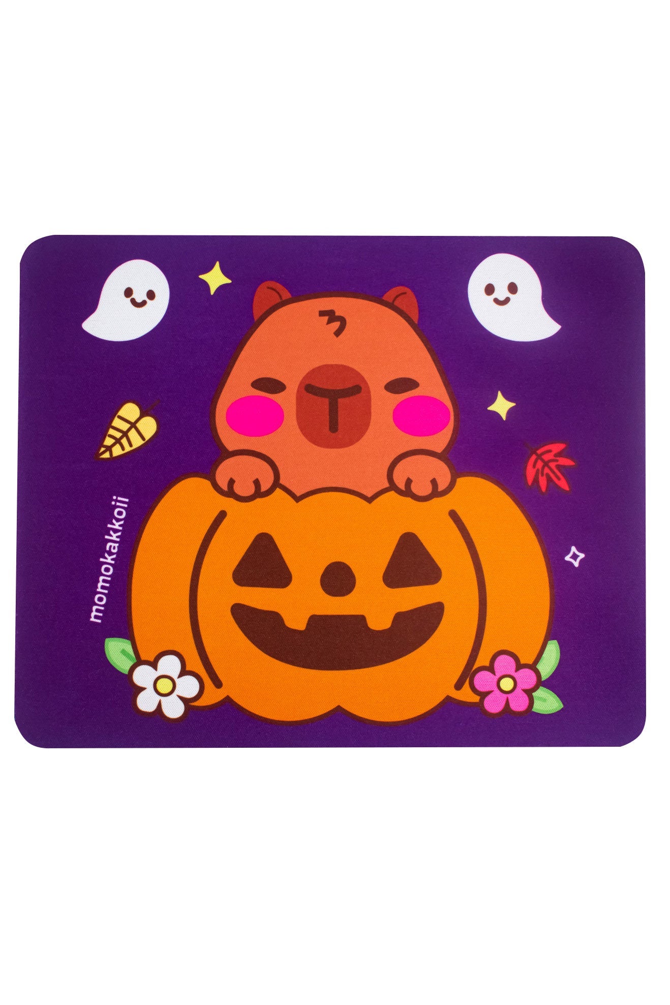 Pumpkin Theo The Capybara Mouse Pad