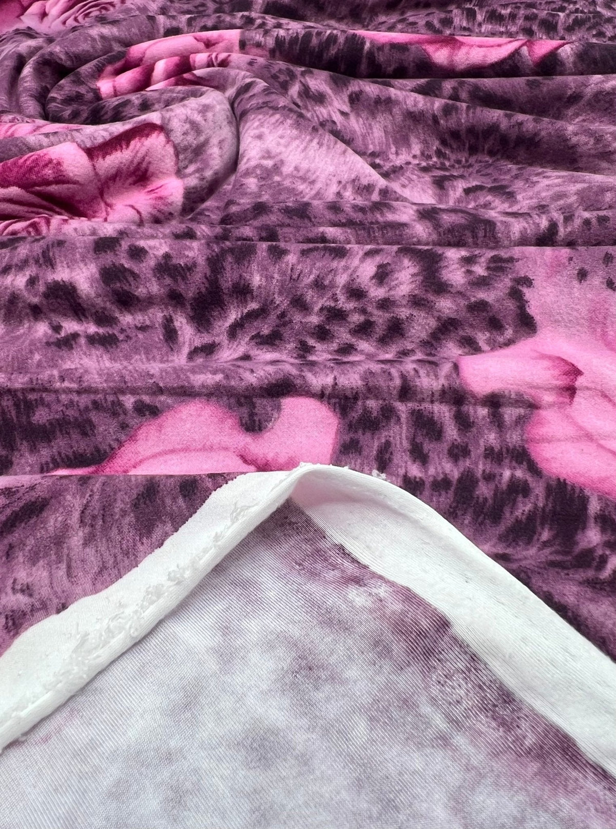 Purple Rose Super Soft Soft Touch 4 Way Stretch Fabric