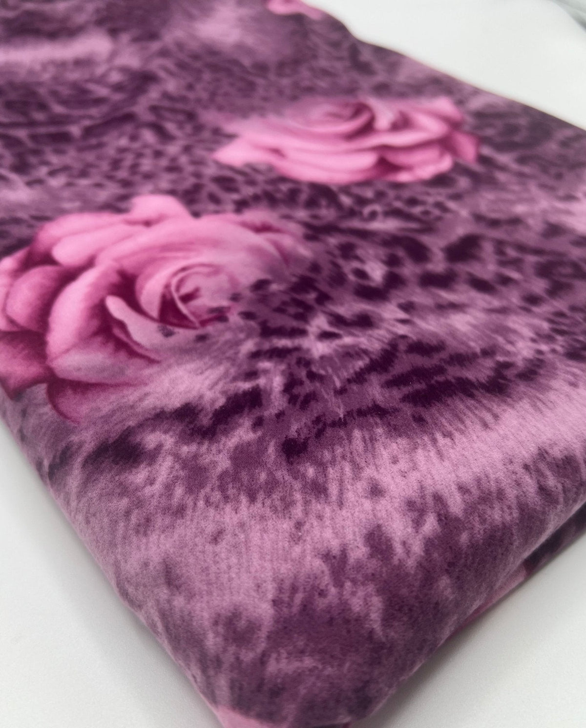 Purple Rose Super Soft Soft Touch 4 Way Stretch Fabric