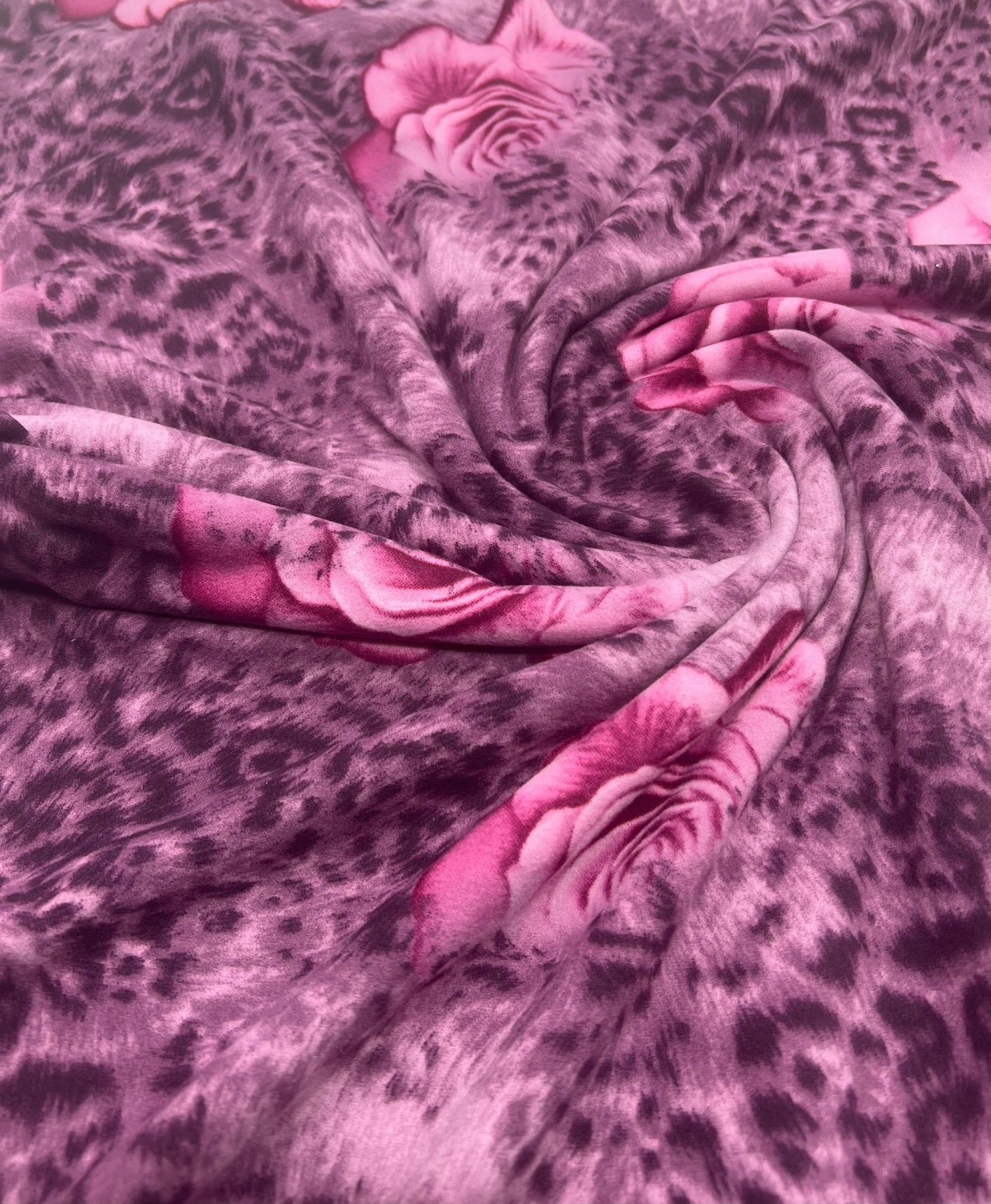 Purple Rose Super Soft Soft Touch 4 Way Stretch Fabric