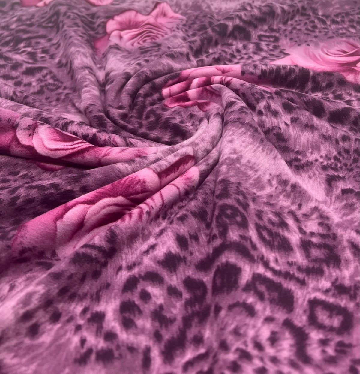 Purple Rose Super Soft Soft Touch 4 Way Stretch Fabric