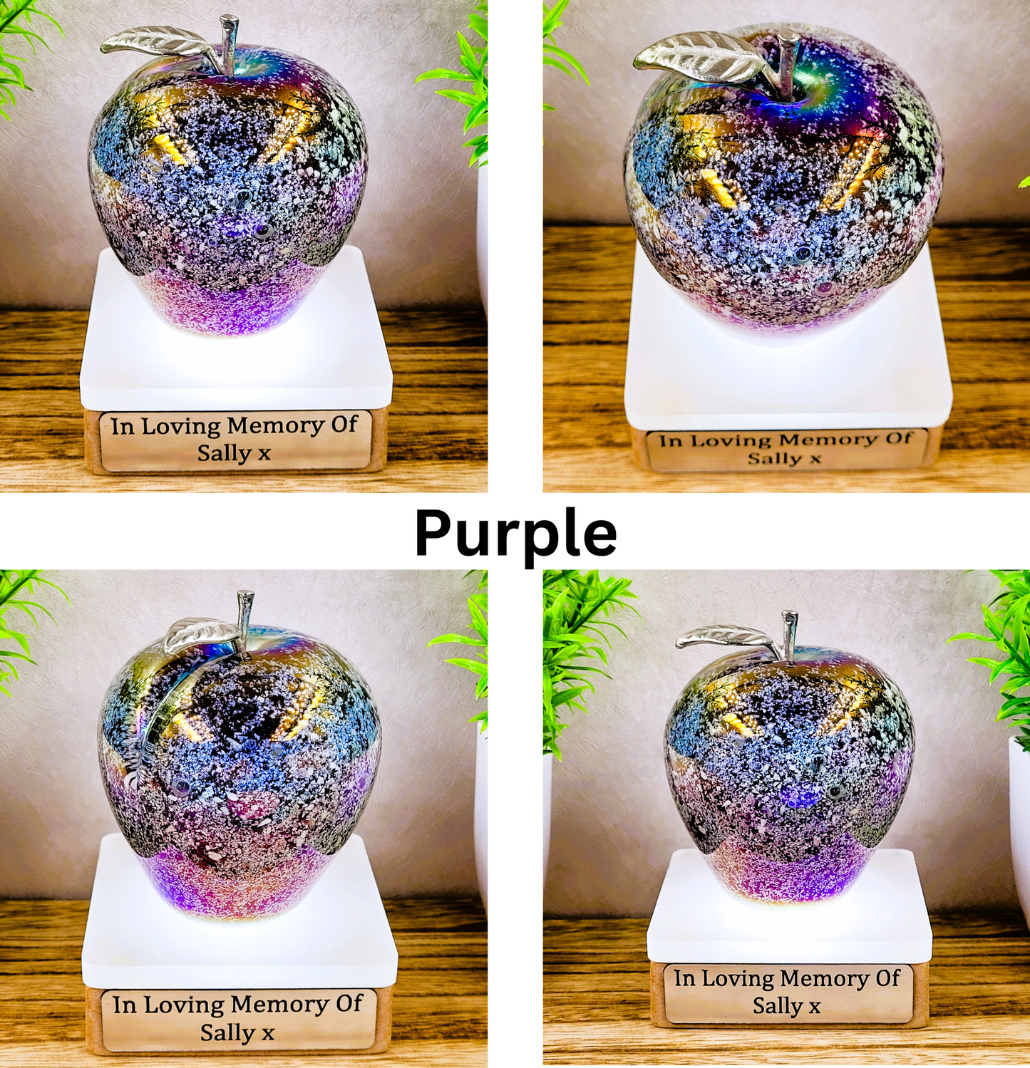 Ashes in glass large apple