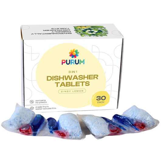 Purum 3 in 1 Dishwasher Tablets