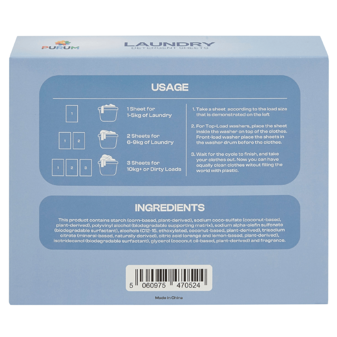Purum Laundry Sheets - 64 Pack