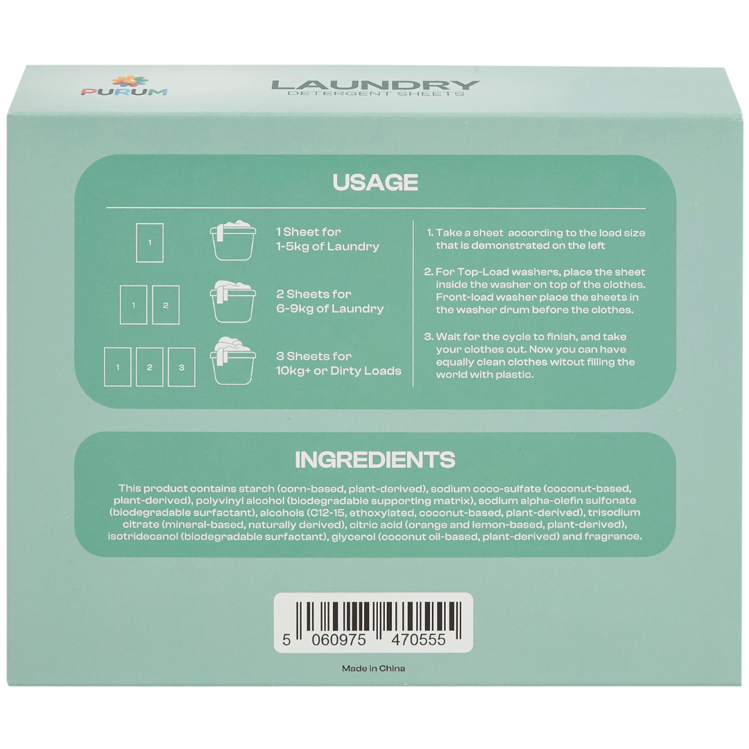 Purum Laundry Sheets - 64 Pack