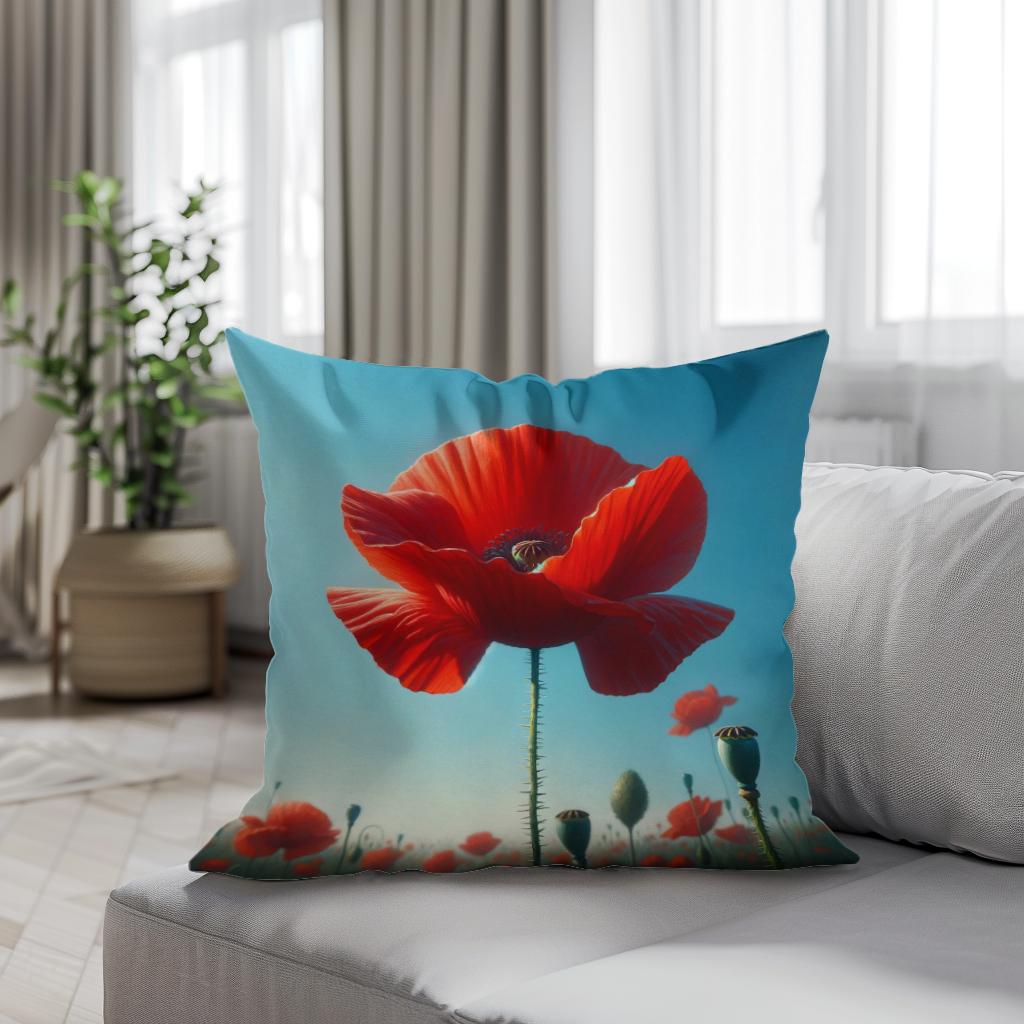 Elegance in Bloom Cotton Cushion