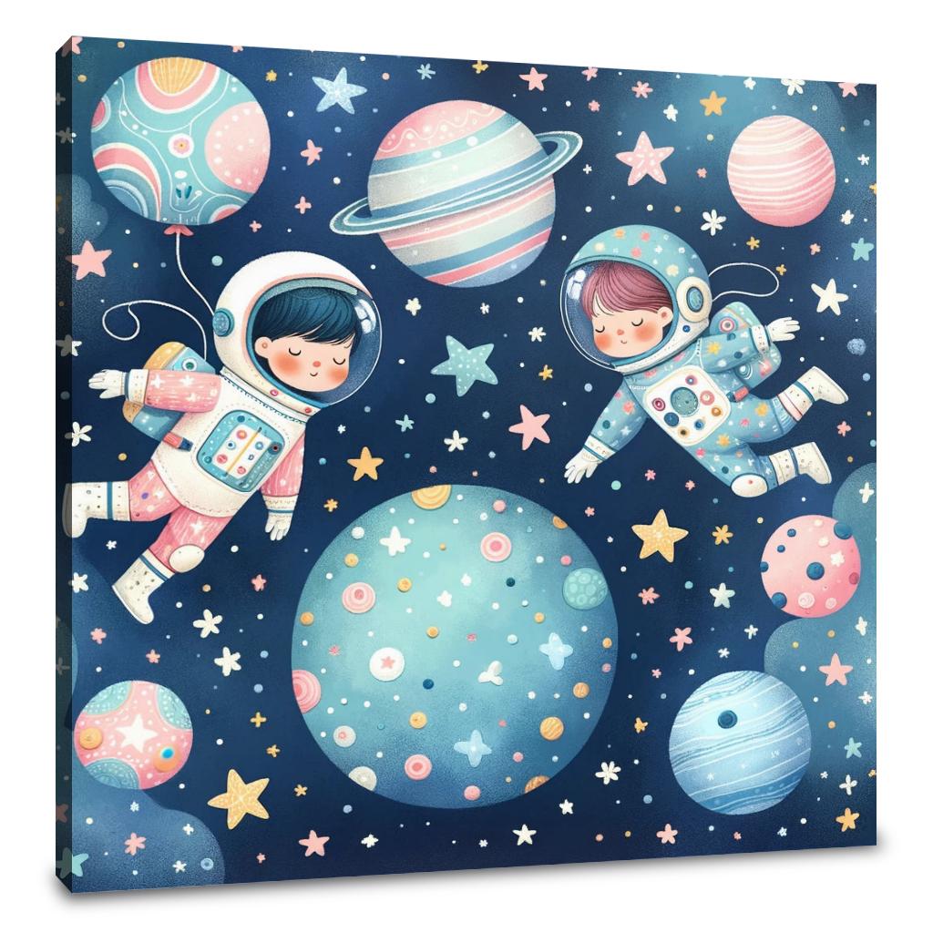 Astronaut Adventures Canvas