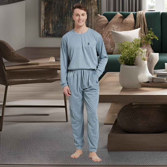 Ultimate Comfort Men's Pyjama Set Featuring Siro Spinning Tech for Maximum Relaxation
