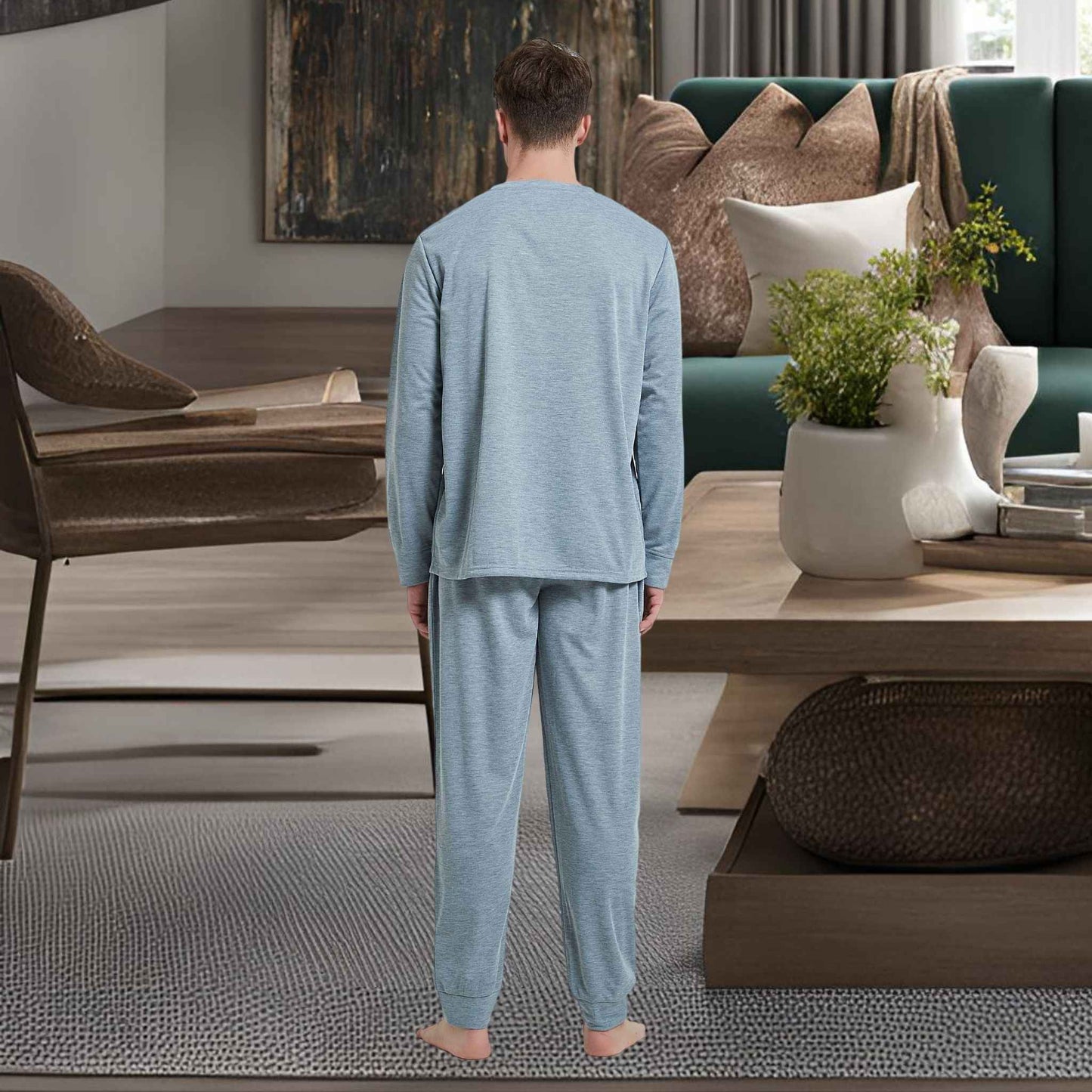 Ultimate Comfort Men's Pyjama Set – Luxuriously Soft Loungewear for Relaxation