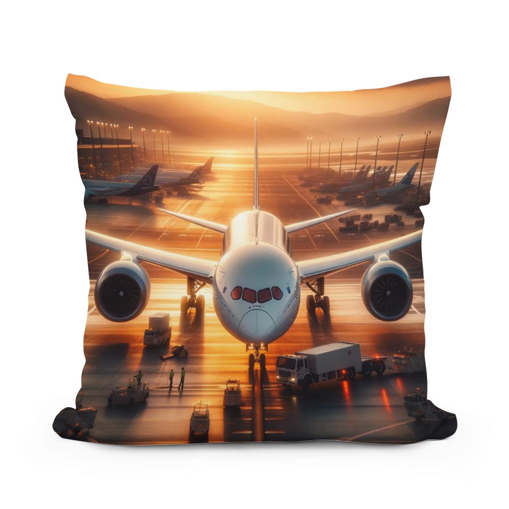 Sunrise Flight Beginnings Cotton Cushion