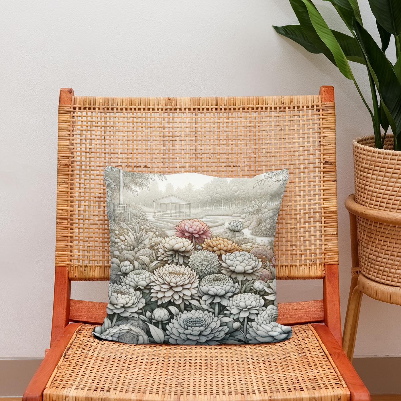 Symphony in Bloom Cotton Cushion