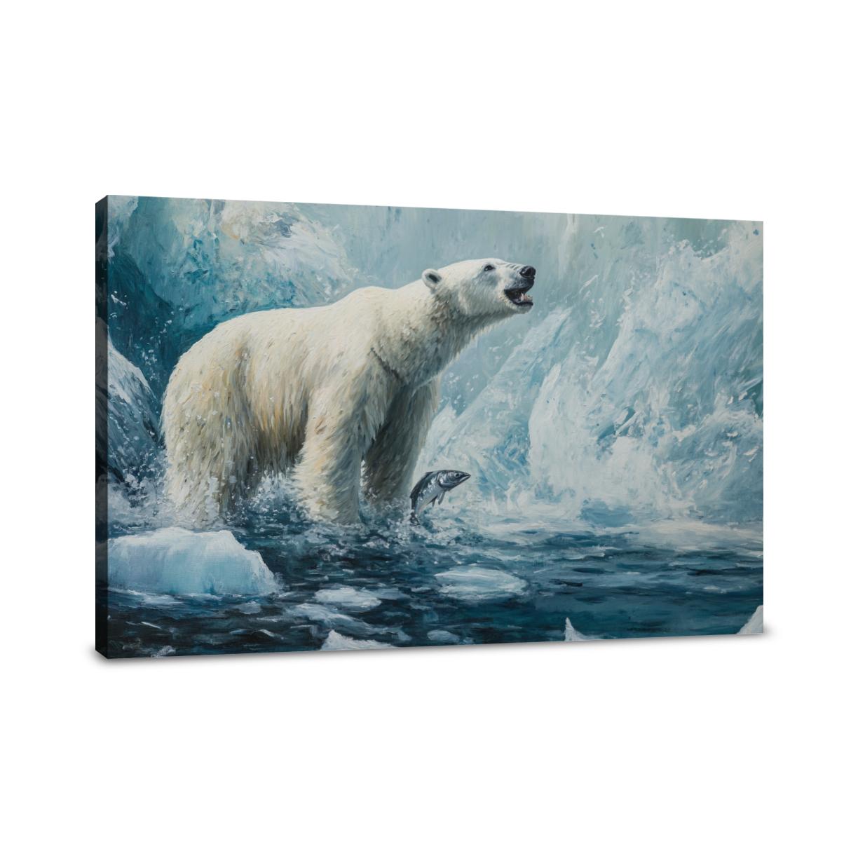 Polar Bear Survival Canvas