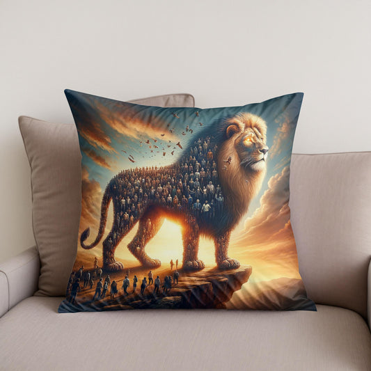 Lion's United Loyalty Cotton Cushion