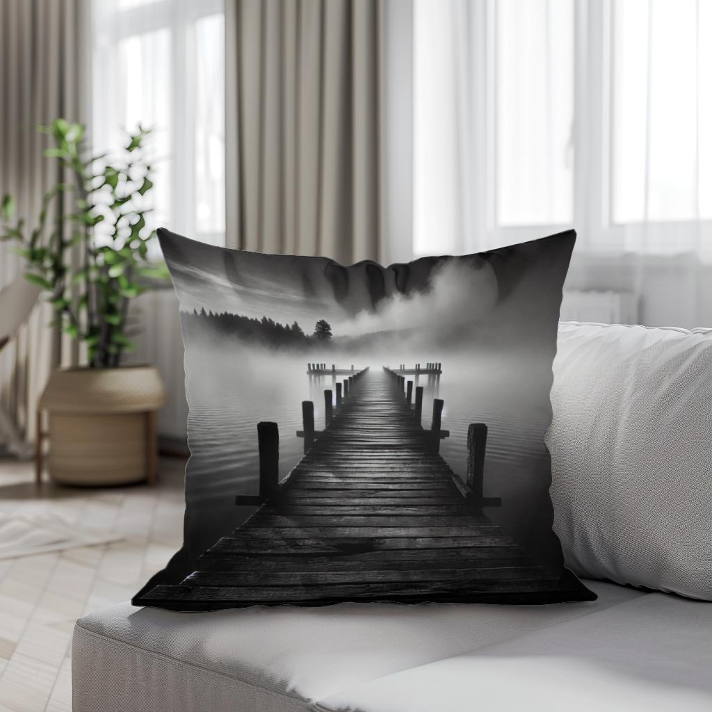 Quiet Waters Cotton Cushion