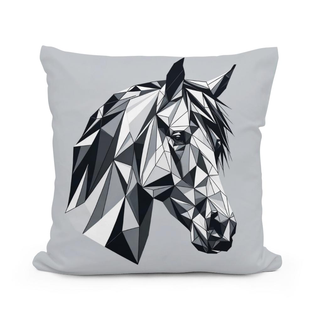 Equine Elegance Cotton Cushion