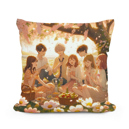 Meadow of Friendship Cotton Cushion