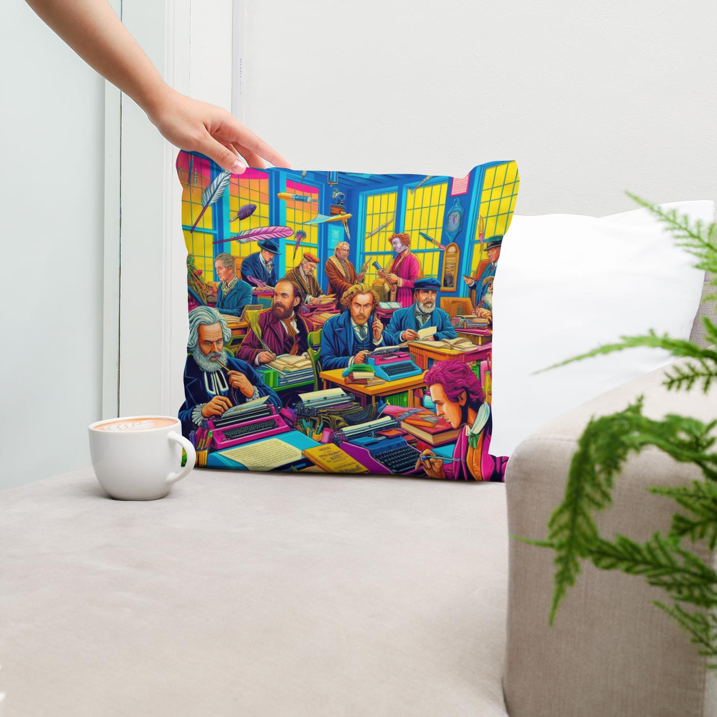 Literary Pop Cotton Cushion