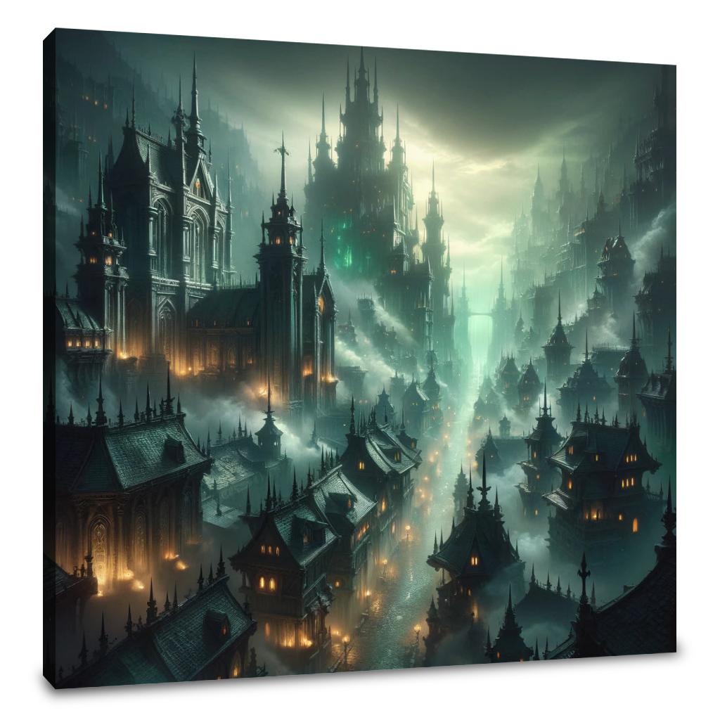 Gothic Undercity Canvas