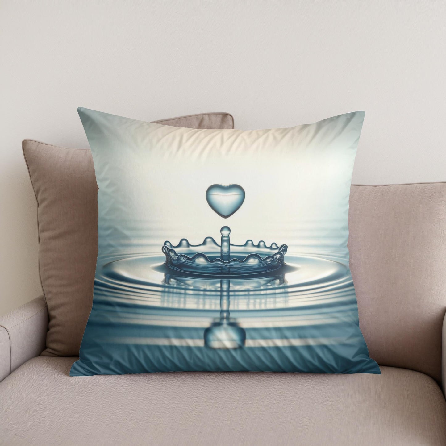 Love's Gentle Ripple Cotton Cushion