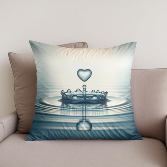Love's Gentle Ripple Cotton Cushion