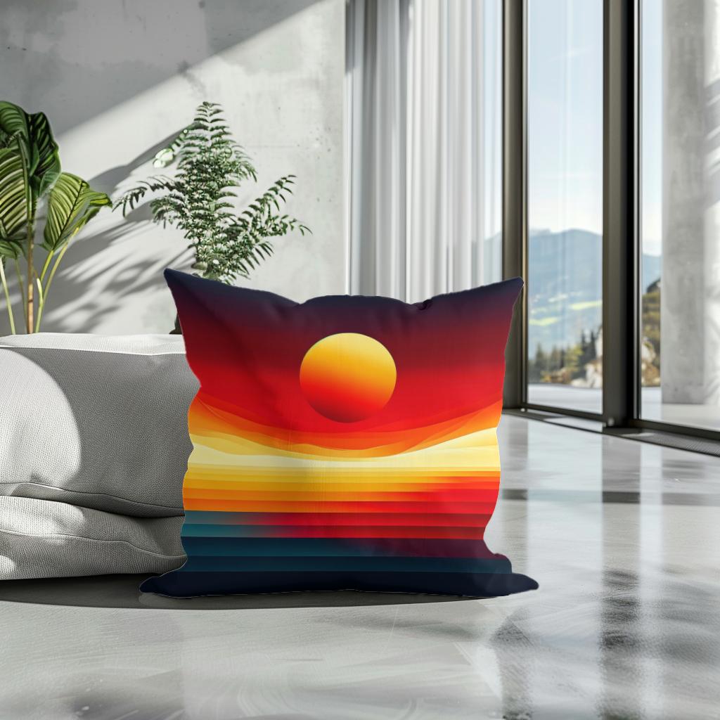 Tranquil Hues Cotton Cushion