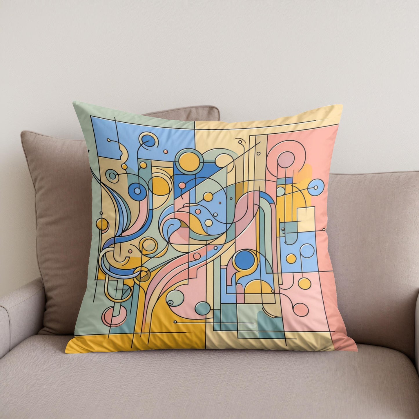 Serene Innocence Cotton Cushion